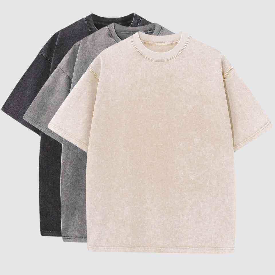 Oversized Drop Shoulder Short Sleeve